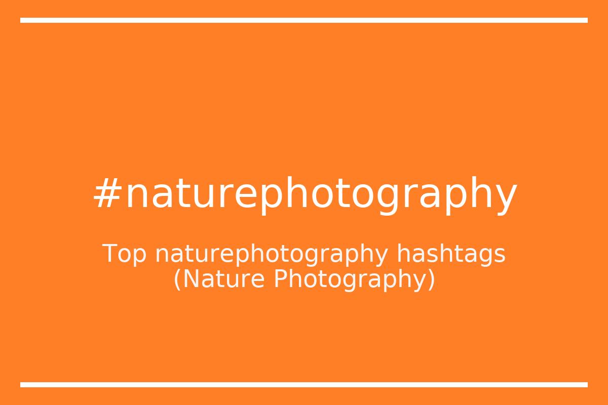 Top 100 naturephotography hashtags (naturephotography Nature