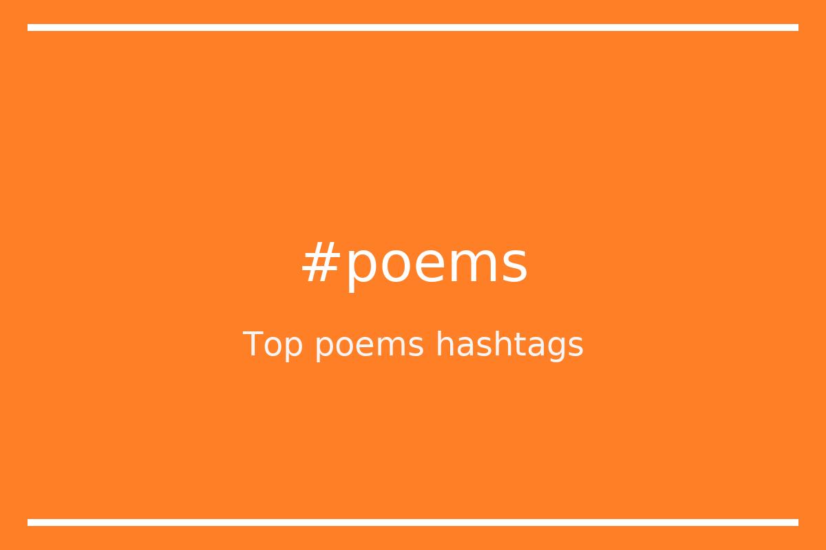 Top 100 poetry hashtags (poetry)